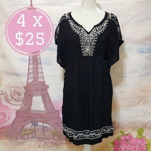 Jessica Simpson Black Maternity Dress